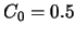 $C_{0} = 0.5$