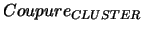 $Coupure_{CLUSTER}$