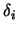 $\delta_{i}$