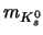 $m_{K_{s}^{0}}$
