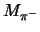 $M_{\pi^{-}}$