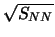 $\sqrt{S_{NN}}$