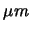 $\mu m$