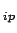 $ _{ip}$