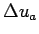 $ \Delta u_a$