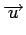 $\displaystyle \overrightarrow{u}$