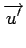 $\displaystyle \overrightarrow{u'}$