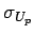 $ \sigma_{U_p}$