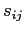 $ s_{ij}$