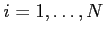 $ i=1,\dots,N$