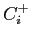 $ C_i^+$