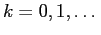 $ k=0,1,\dots$