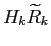 $ H_k\widetilde{R}_k$