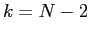 $ k=N-2$