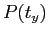 $ P(t_y)$