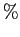 $ \%$