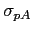 $ \sigma_{pA}$