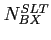 $ N_{BX}^{SLT}$