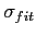 $ \sigma_{fit}$