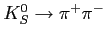 $ K^{0}_{S}\rightarrow \pi^+ \pi^-$