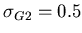 $ \sigma_{G2} = 0.5$